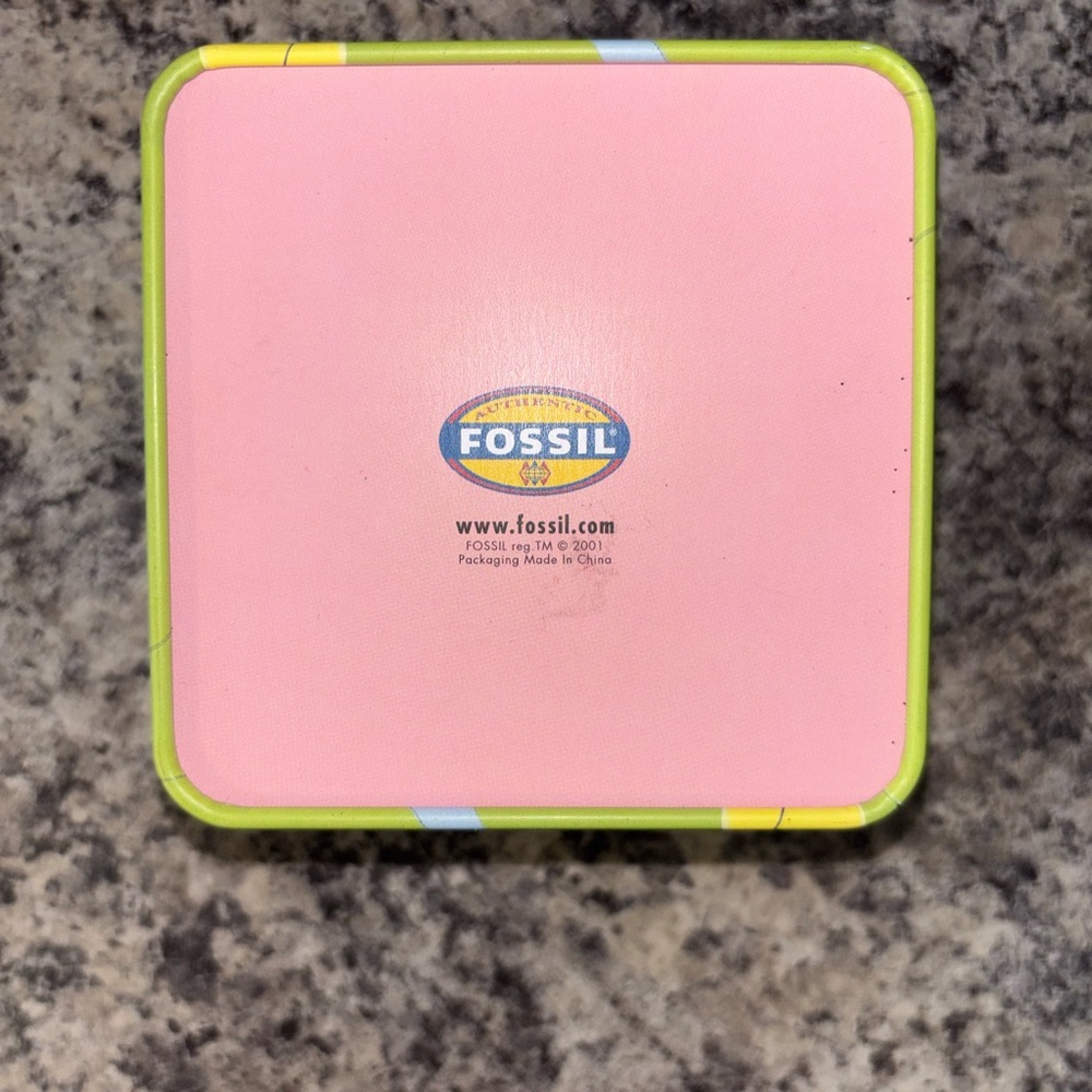 Fossil Pink Watch with Rectangular Face - Picture 8 of 9